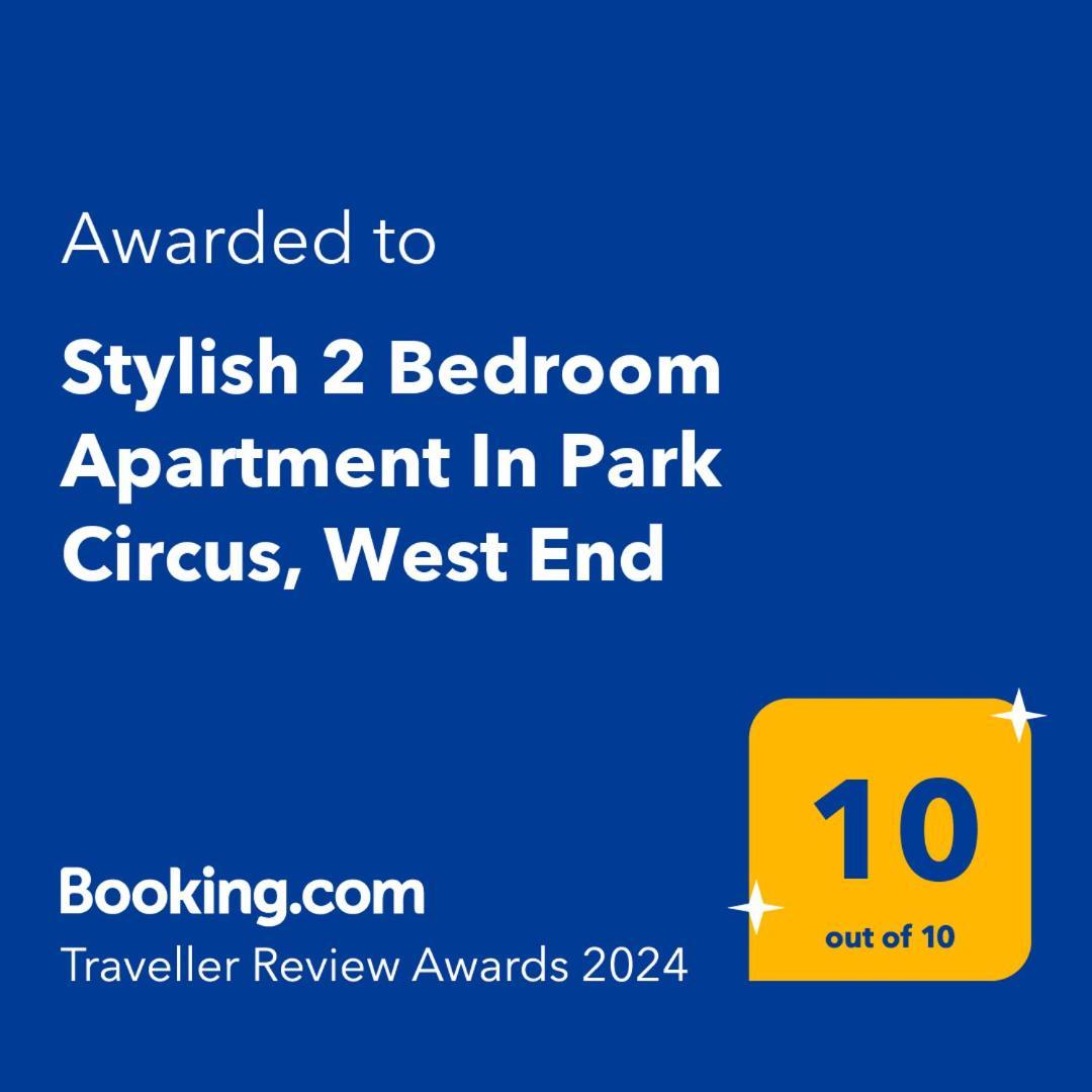 Stylish 2 Bedroom Apartment In Park Circus, West End Glasgow Buitenkant foto